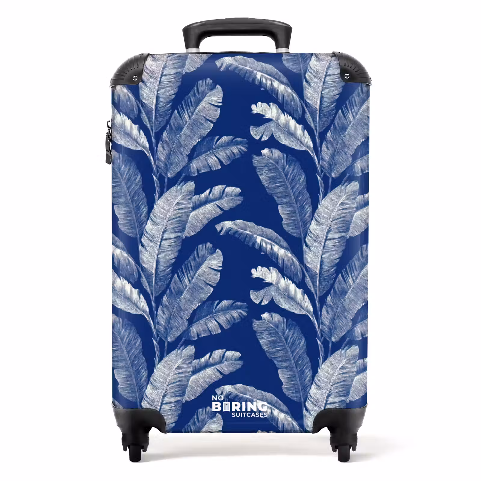 Suitcase - Leaf - Palm - Blue — 1