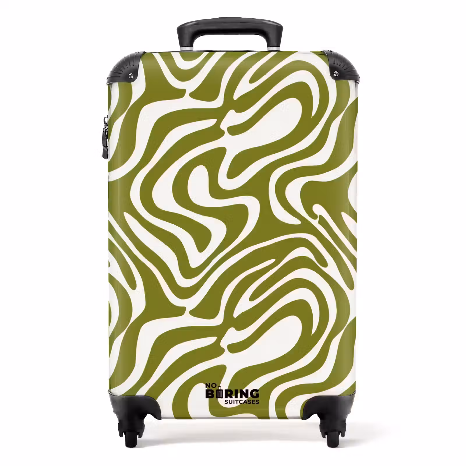 Suitcase - Line pattern - Green - Organic — 1