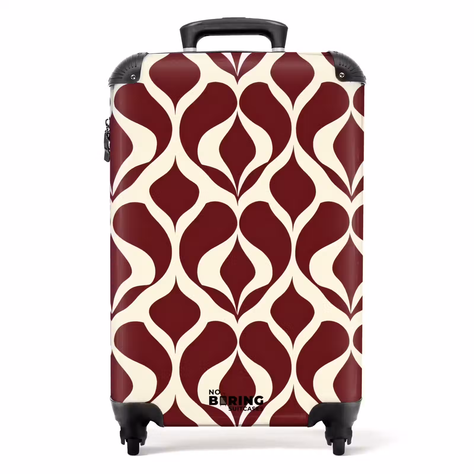 Suitcase - Red - Drop pattern - Graphic — 1