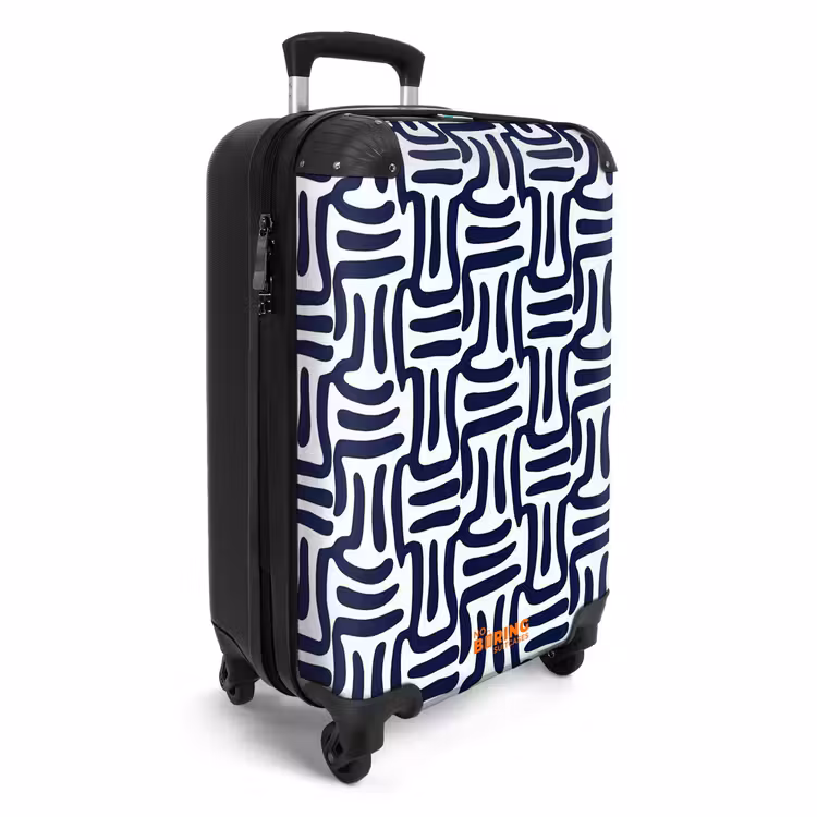 Suitcase - Abstract - Modern - Blue — 4