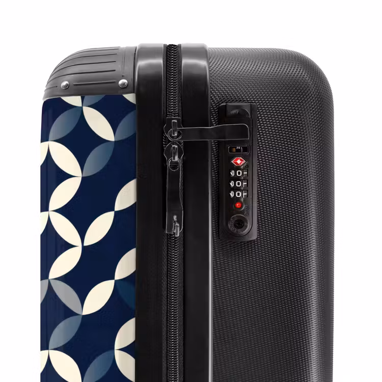 Suitcase - Abstract - Pattern - Blue — 5