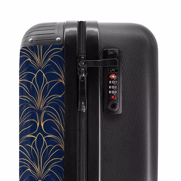 Suitcase - Deco - Fan - Blue — 5