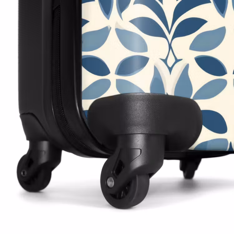 Suitcase - Flora - Modern - Blue — 6