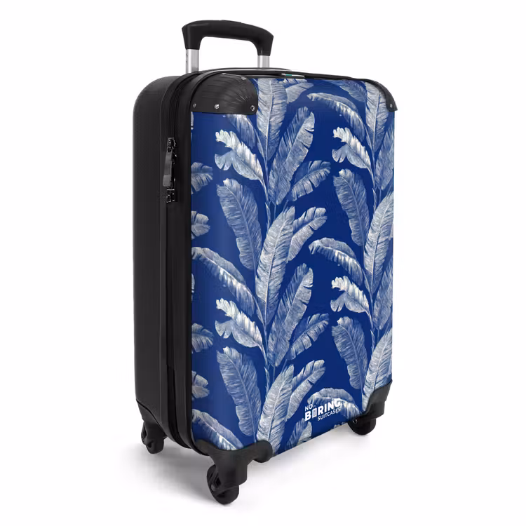 Suitcase - Leaf - Palm - Blue — 4