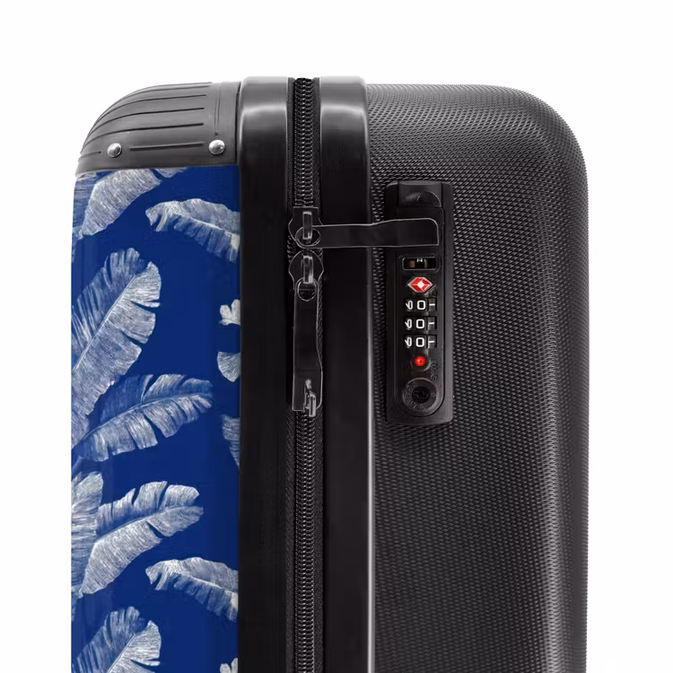 Suitcase - Leaf - Palm - Blue — 5