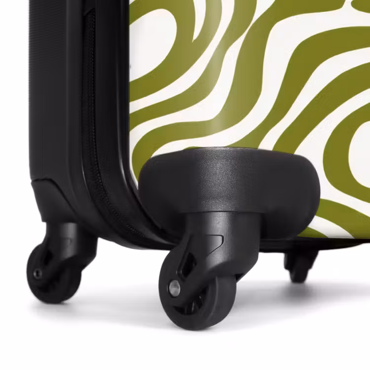 Suitcase - Line pattern - Green - Organic — 6