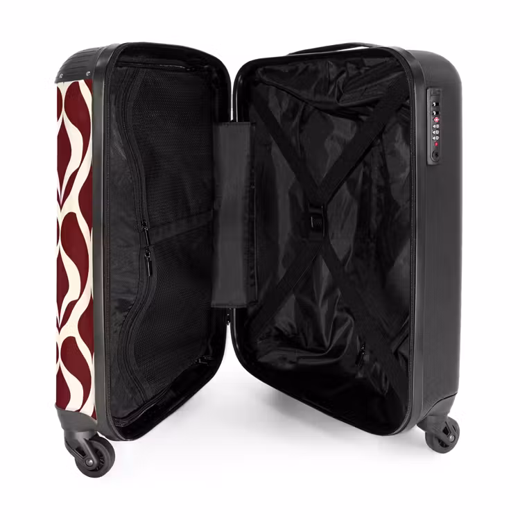 Suitcase - Red - Drop pattern - Graphic — 3