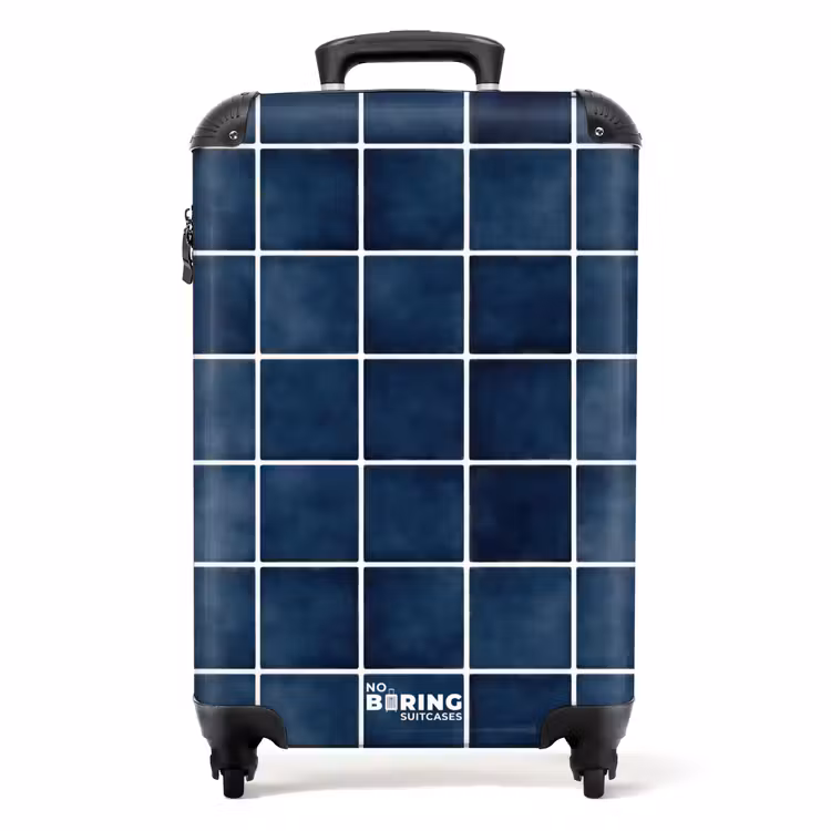 Suitcase - Tile - Modern - Blue — 1