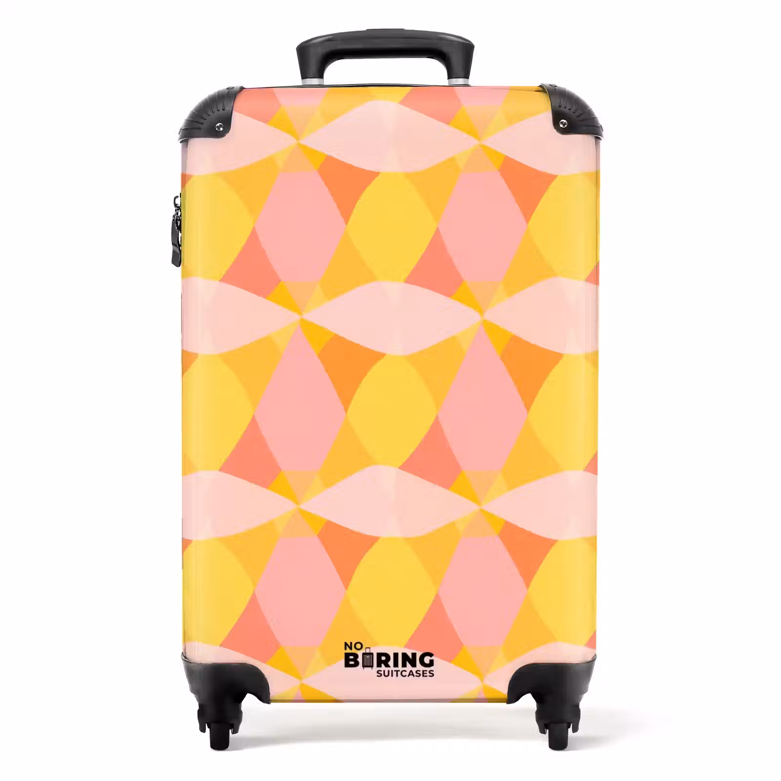 Suitcase - Colorful - Checkered pattern - Leaf shapes — 1