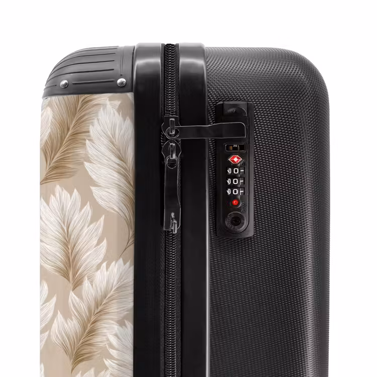 Suitcase - Botanical - Pattern - Beige — 5