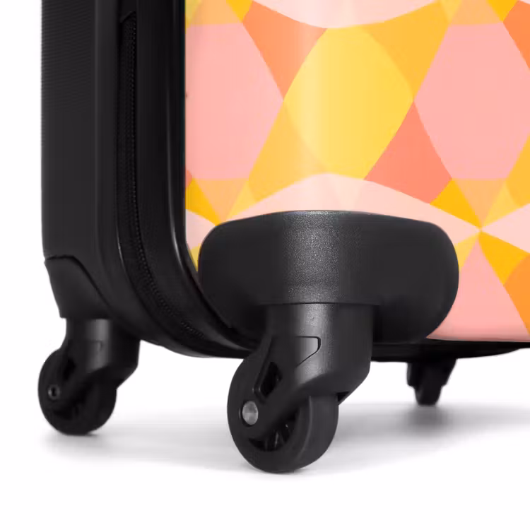 Suitcase - Colorful - Checkered pattern - Leaf shapes — 6