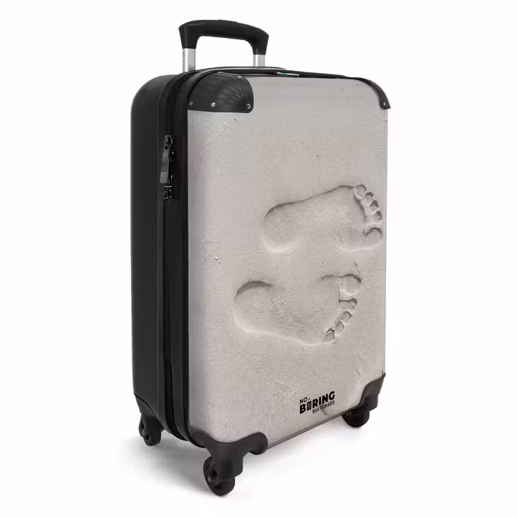 Suitcase - Feet - Prints - Sand — 4