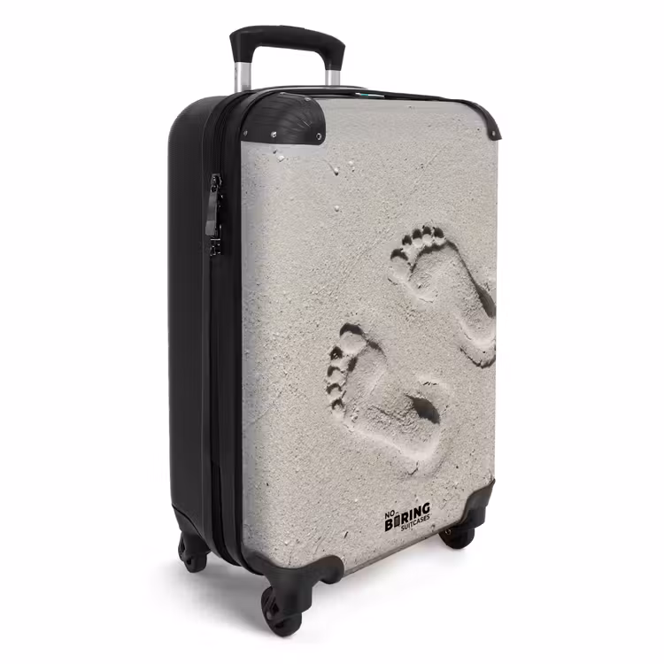 Suitcase - Feet - Sand - Sea — 4