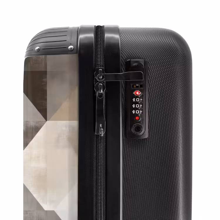 Suitcase - Geometric - Motif - Earth tones — 5