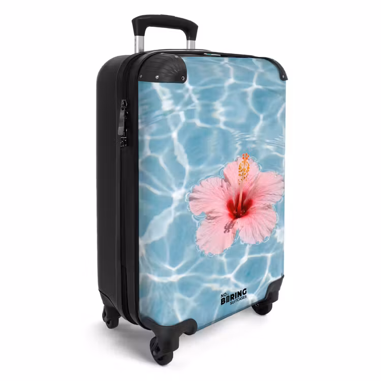 Suitcase - Hibiscus - Water - Pink — 4