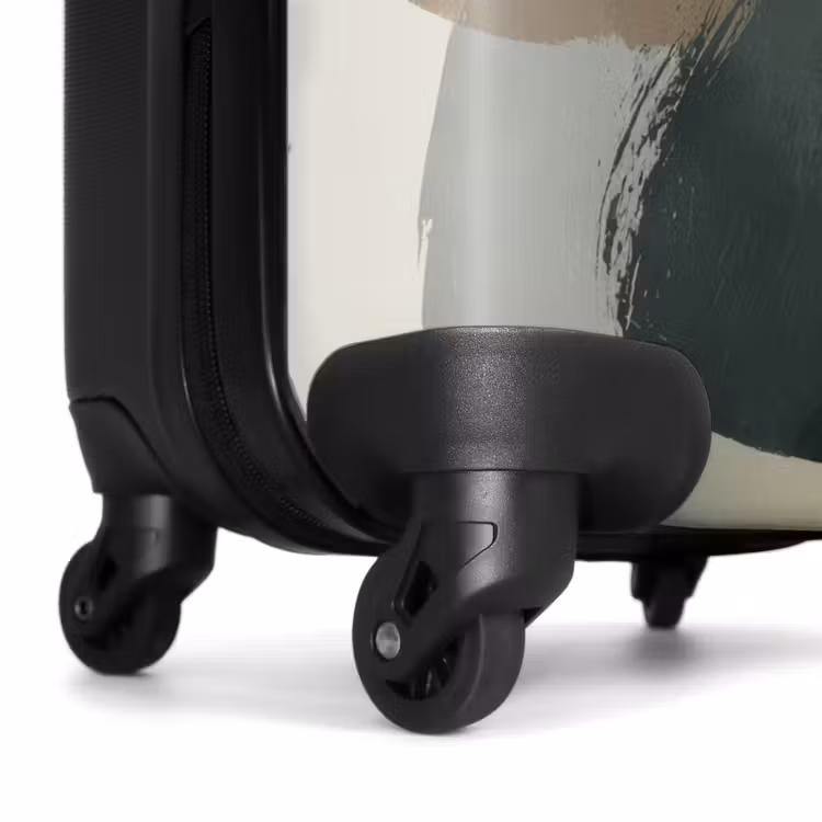 Suitcase - Minimalist - Circles - Brush strokes - Beige — 6