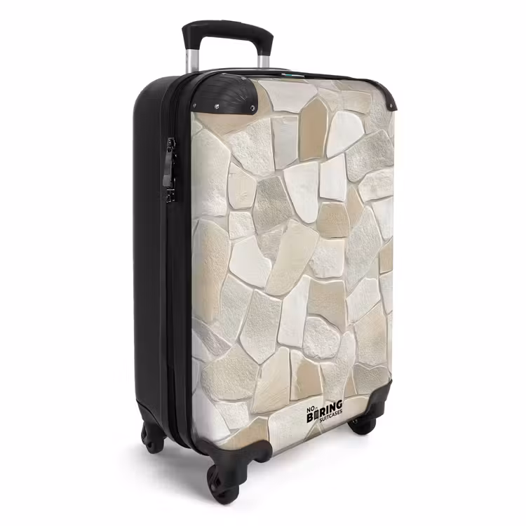 Suitcase - Mosaic - Stones - Beige — 4