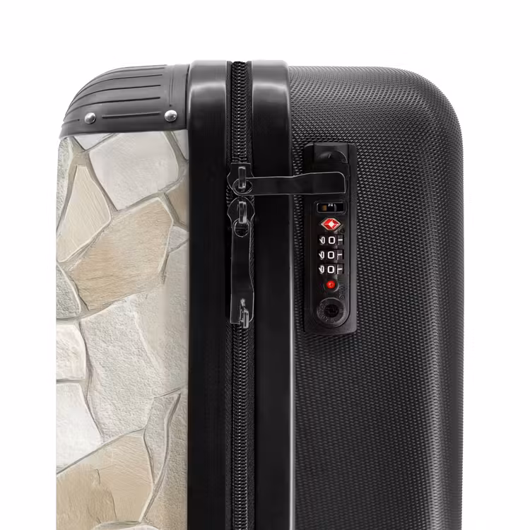 Suitcase - Mosaic - Stones - Beige — 5