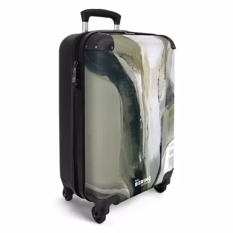 Suitcase - Nature - Abstract - Green - Brush strokes — 4