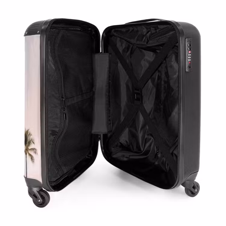 Suitcase - Palm trees - Sunset - Pink — 3