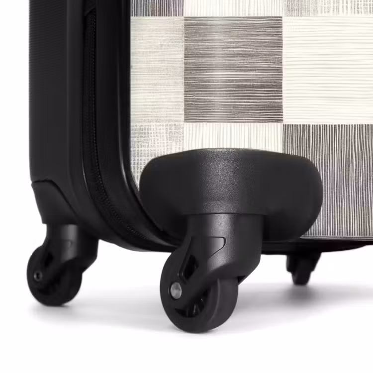 Suitcase - Pattern - Checkerboard - Woodgrain — 6
