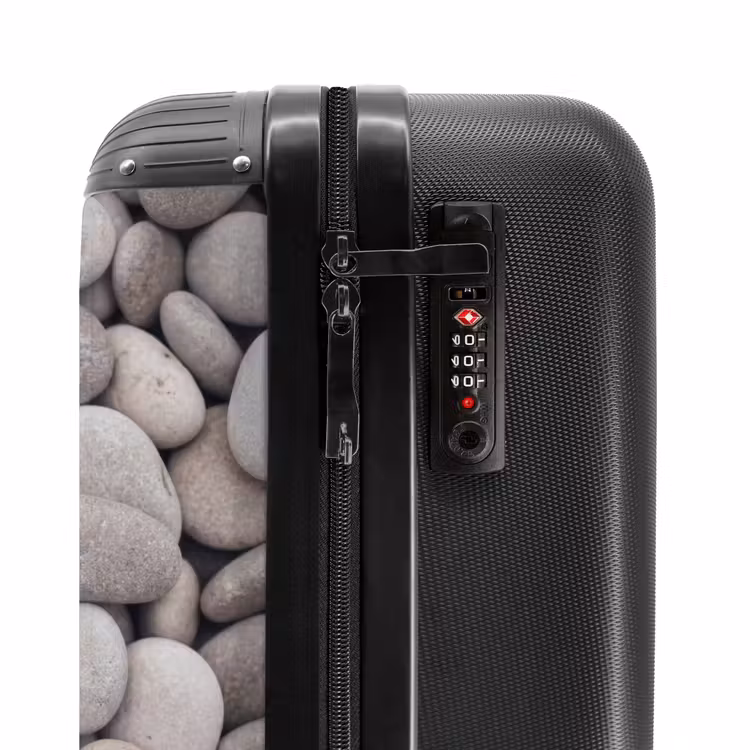 Suitcase - Pebbles - Stones - Gray — 5