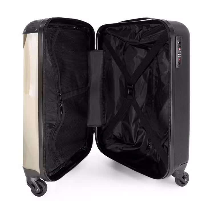 Suitcase - Planes - Abstract - Beige - Circles — 3