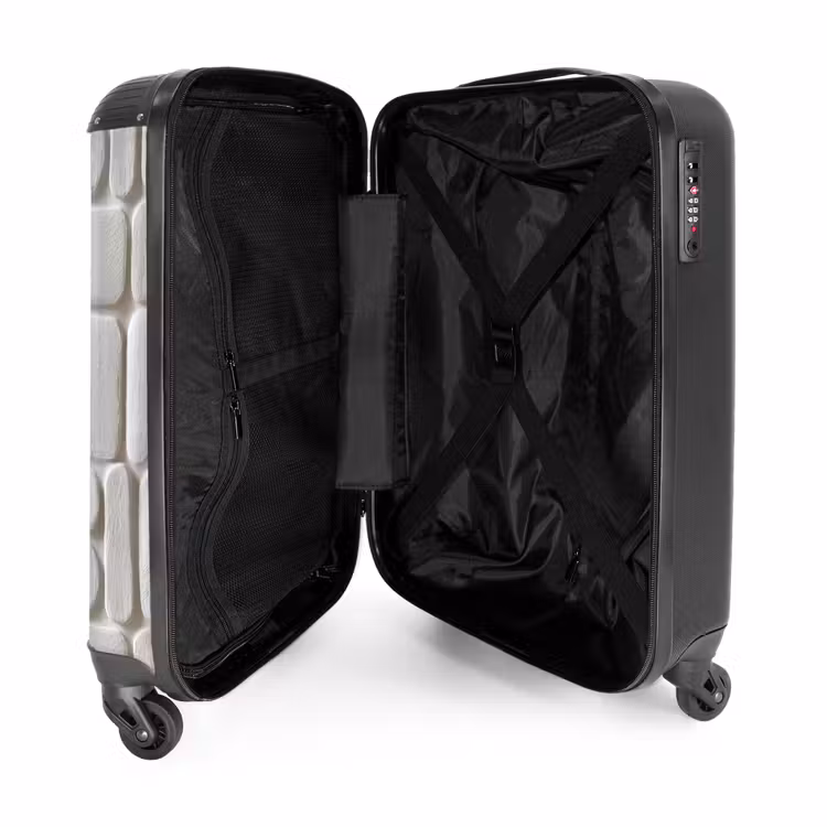 Suitcase - Relief - Texture - White — 3