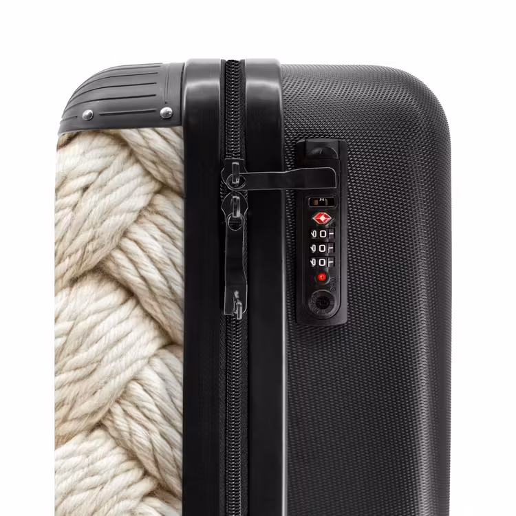 Suitcase - Rope - Knitted - Beige — 5