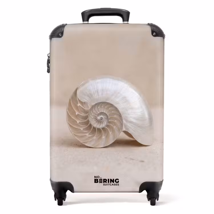 Suitcase - Shell - Spiral - Beige — 1