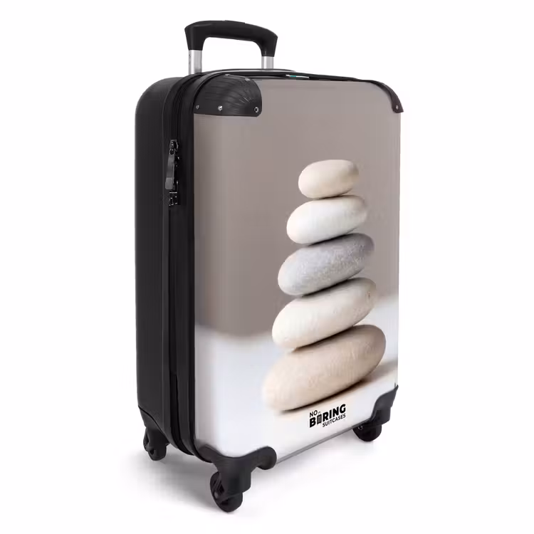 Suitcase - Stacked - Stones - Gray — 4