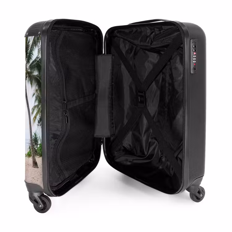 Suitcase - Surfboard - Palm trees - Colorful — 3