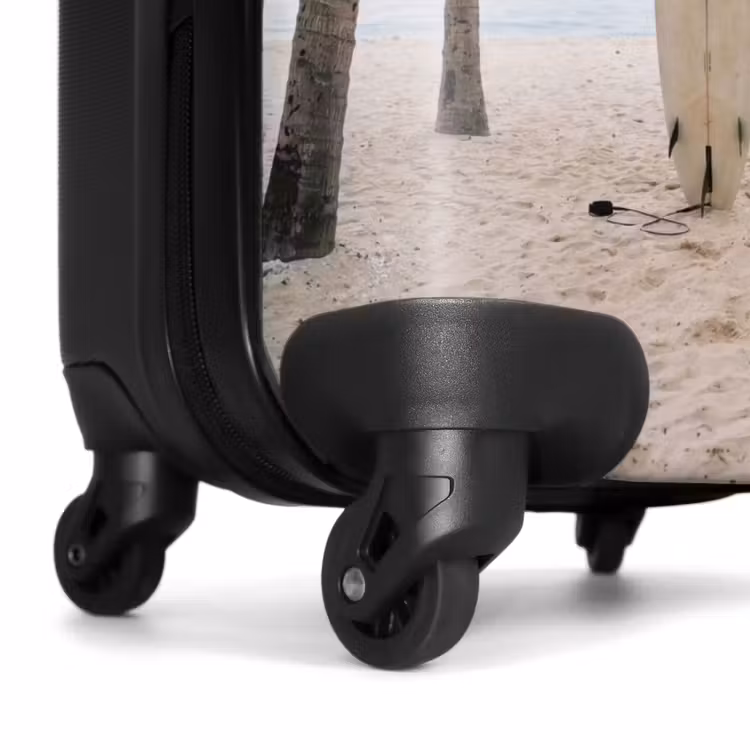 Suitcase - Surfboard - Palm trees - Colorful — 6