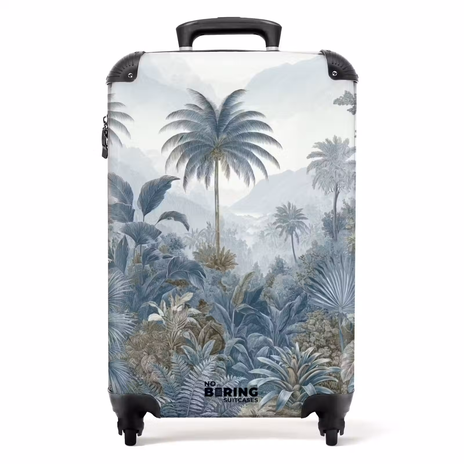 Suitcase - Jungle - Modern - Blue - Green — 1