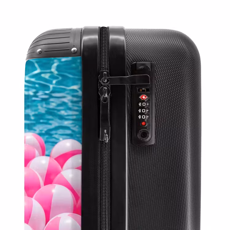 Suitcase - Beach balls - Pink - Water — 5