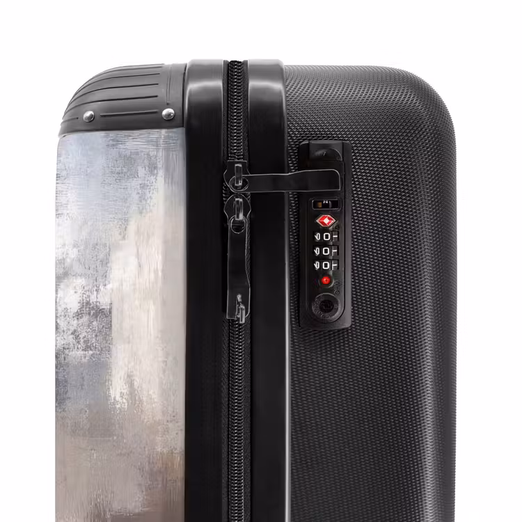 Suitcase - Brushstrokes - Painting - Beige — 5