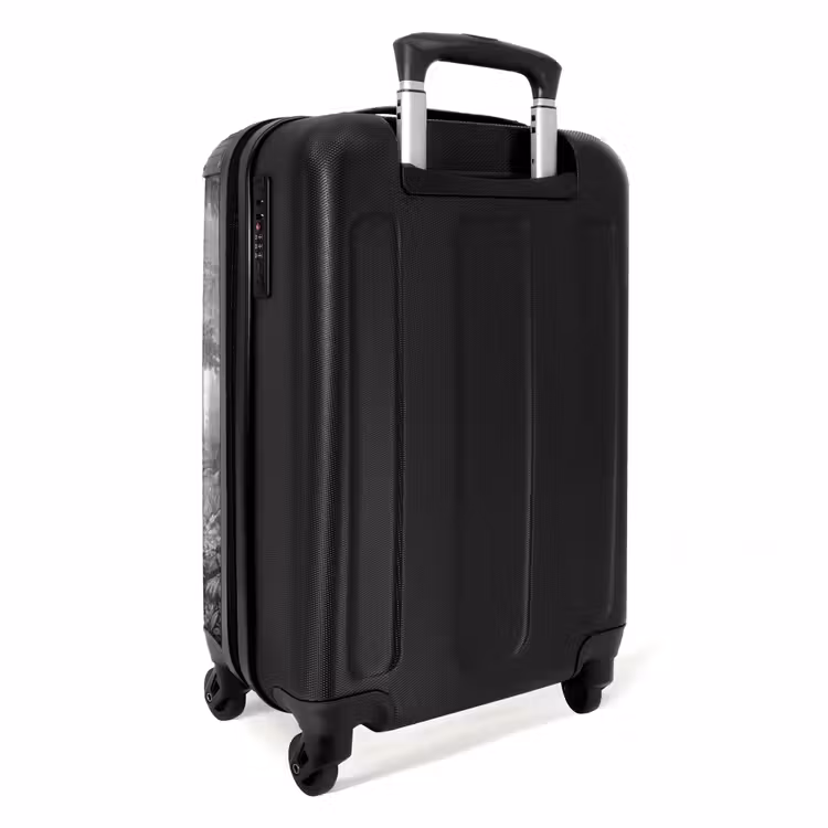 Suitcase - Forest - Deer - Black - White — 2