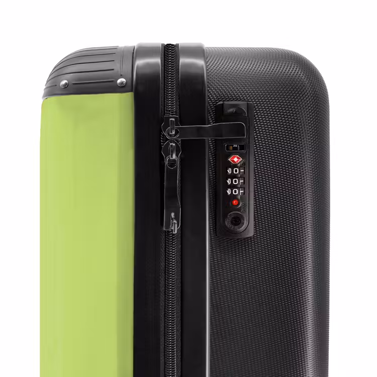 Suitcase - Grl pwr - Green - Red - 3D — 5