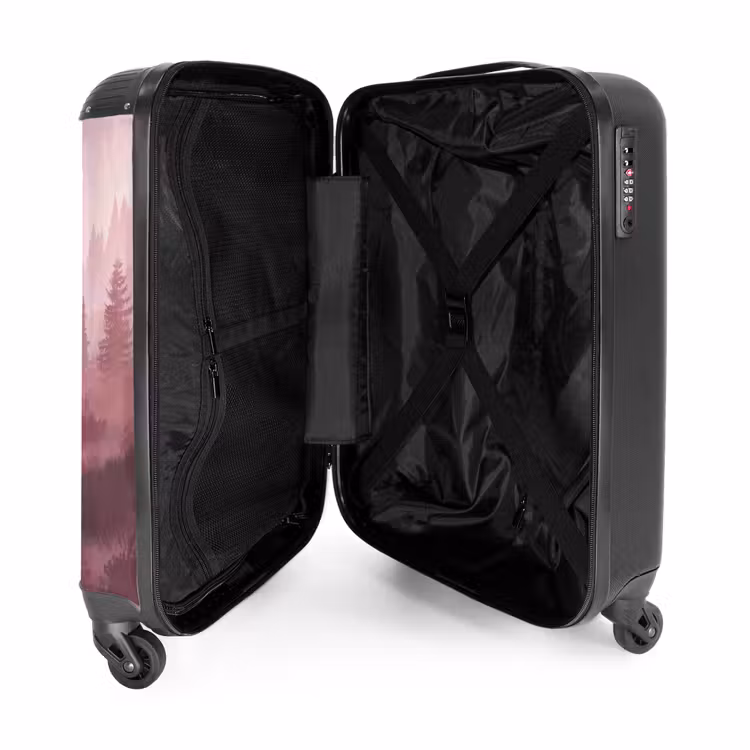 Suitcase - Landscape - Misty - Pink — 3