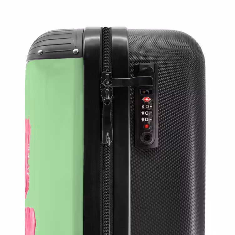 Suitcase - Mon cheri - Green - Pink — 5