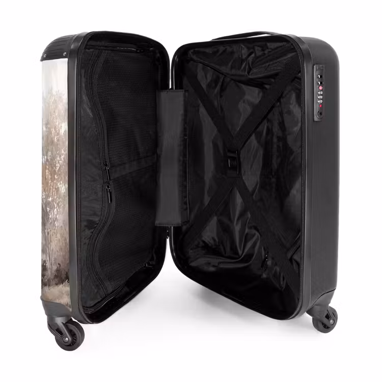 Suitcase - River landscape - Minimalist - Earth tones — 3