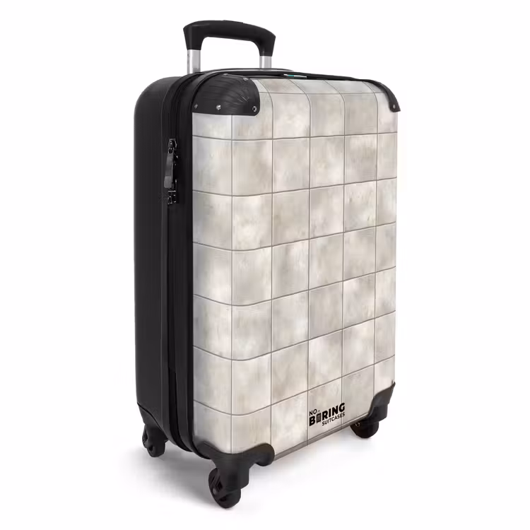 Suitcase - Tiles - Natural - Gray — 4