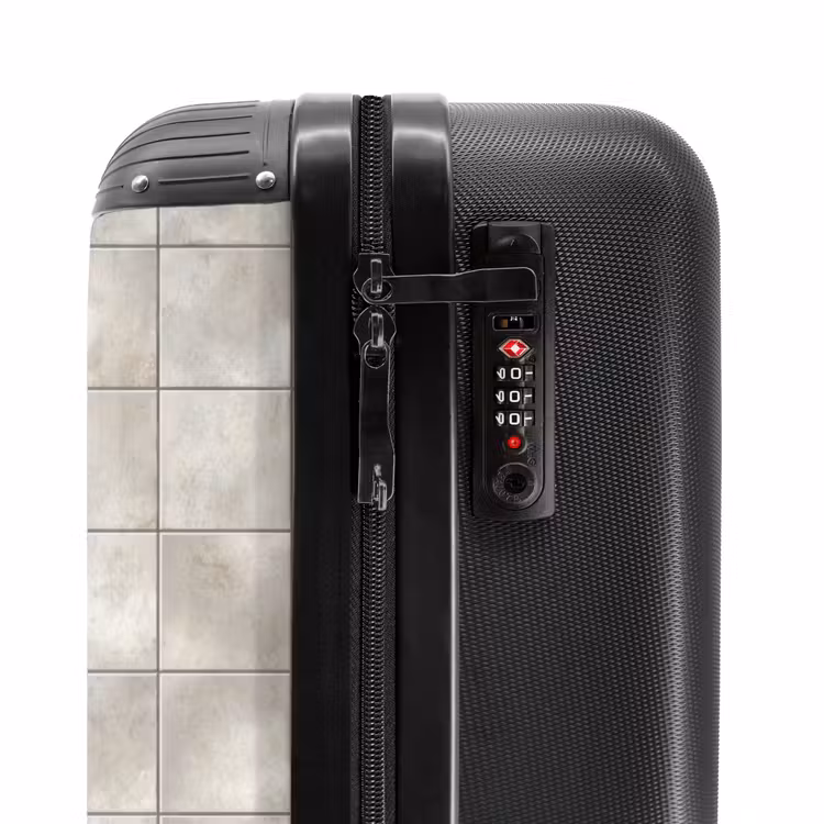 Suitcase - Tiles - Natural - Gray — 5