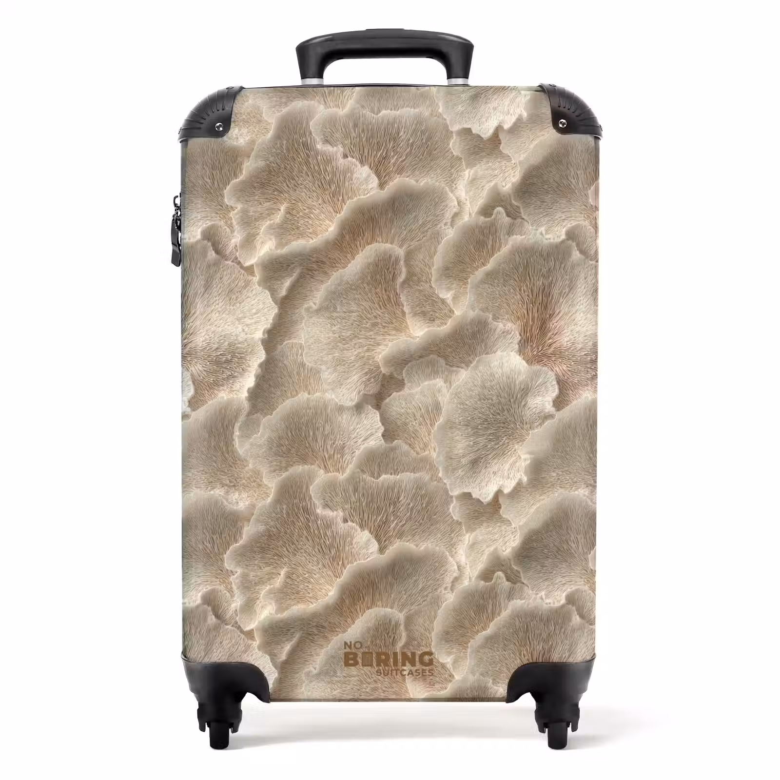Suitcase - Fan textures - Beige - Fiber texture — 1