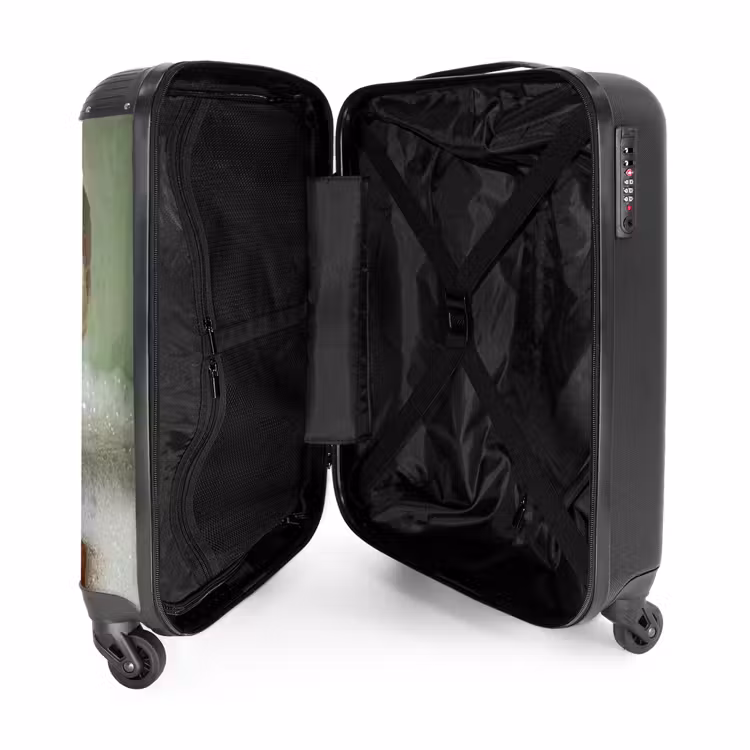 Suitcase - Dog - Bath - Champagne - Towel — 3