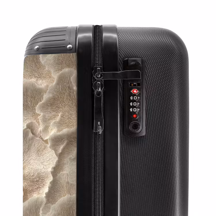 Suitcase - Fan textures - Beige - Fiber texture — 5