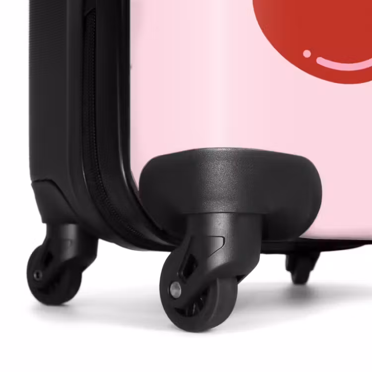 Suitcase - Flower - Pink - Hearts — 6