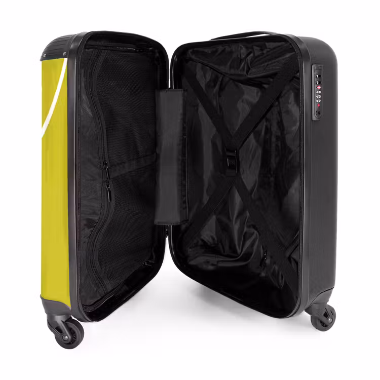 Suitcase - Green - Hearts - White — 3