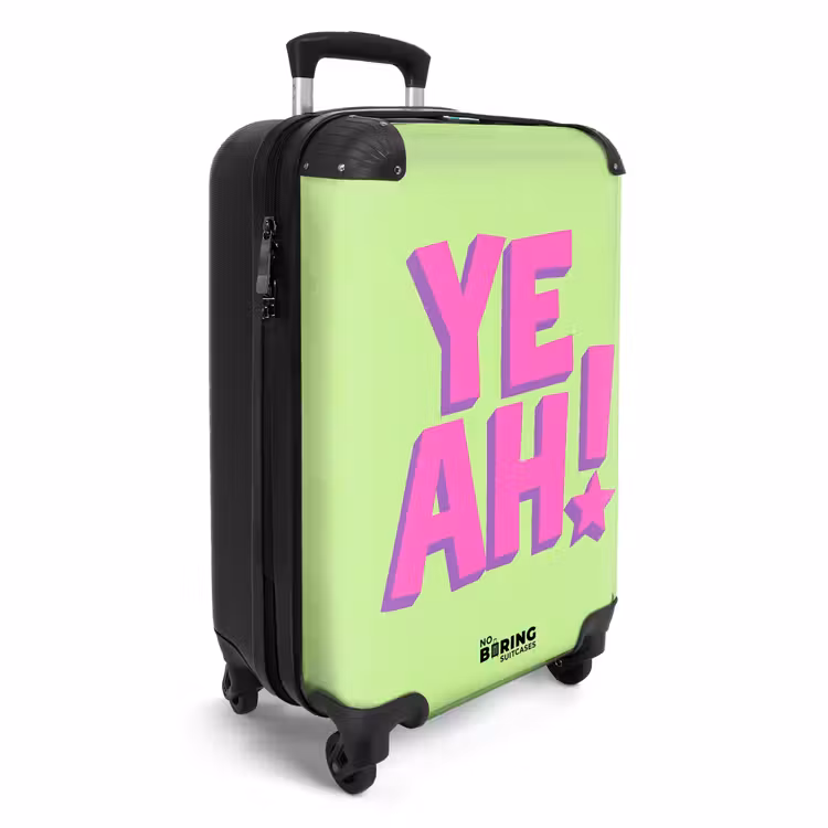 Suitcase - Green - Neon - Quote — 4