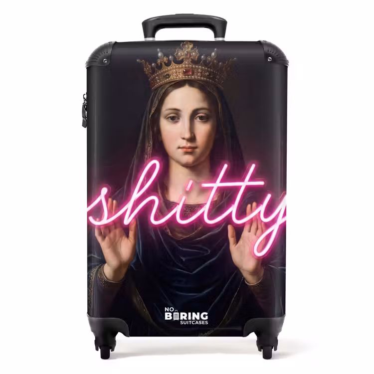 Suitcase - Ironic - Text - Neon — 1